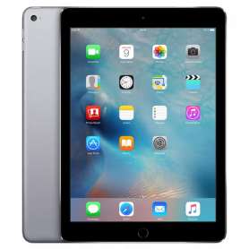 iPad Air 2 - A1395 - Cinza Espacial - Grau AB - Ecrã partido - Bloqueado no iCloud - Vendido para peças