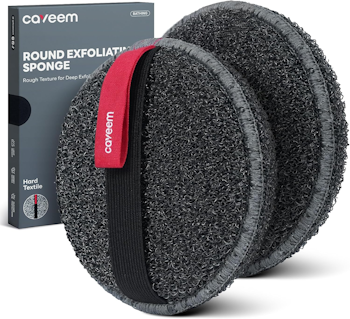 Roung Dark Grey Exfoliating Body Buffer (2 Pack)