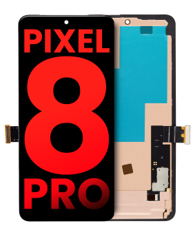 Assemblage OLED avec cadre (sans capteur d'empreintes digitales) pour Google Pixel 8 Pro (après-vente plus) (toutes les couleurs)